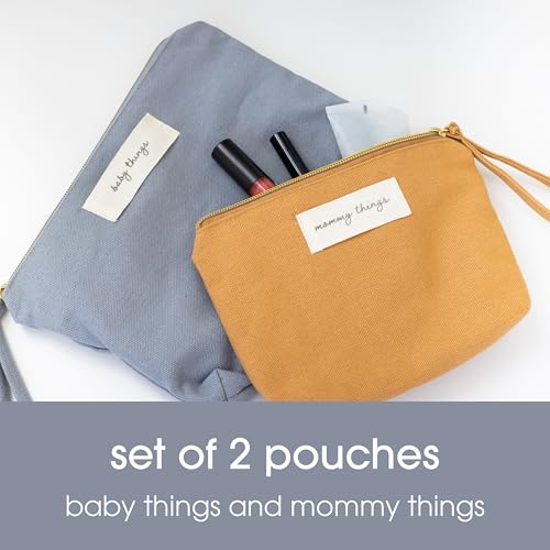 Pearhead Mom Things And Baby Things Pouch Set, Diaper Bag Organizer