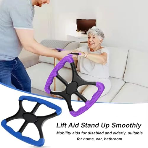 Lift Assist for Elderly, Standing Aid for Seniors - color: Blue+black