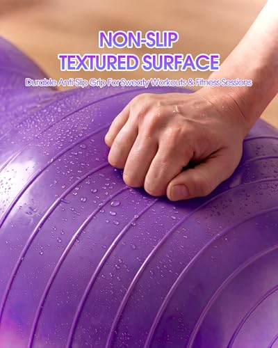 Premium Peanut Ball - 100x50cm Anti-Burst