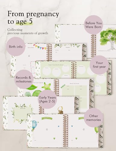 Baby Book Keepsake for Baby Gift,Baby Memory Book Scrapbook - color: bear
