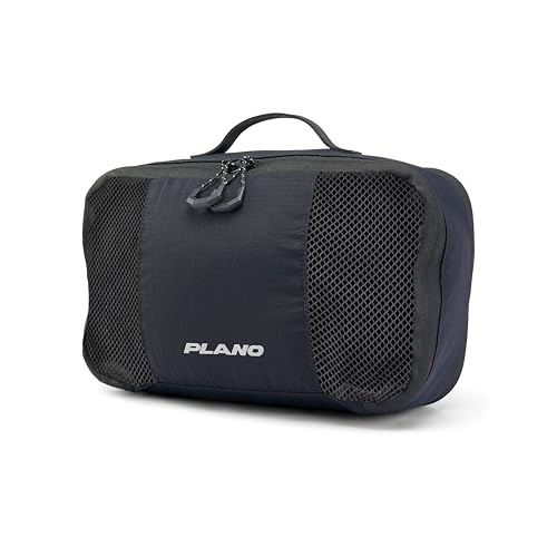 Plano StowAll Packing Cube, Medium, Black, Lightweight Expandable Gear Organizer with Mesh Panel, Fits Sportsman’s Trunks, Backpacks and Luggage - style: Medium