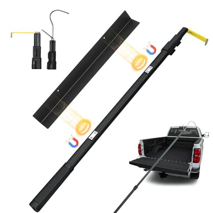 Magnetically Mounted 6.9 Ft Truck Cargo Grabber Reach Retriever Tool