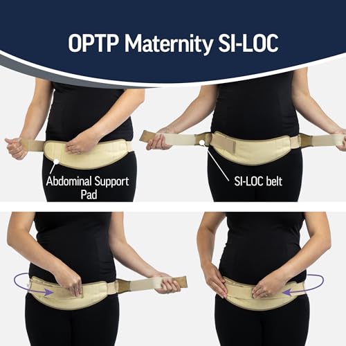 OPTP Maternity SI-LOC, SI Joint Support Belt for Women – Large/Extra-Large - size: Large-X-Large