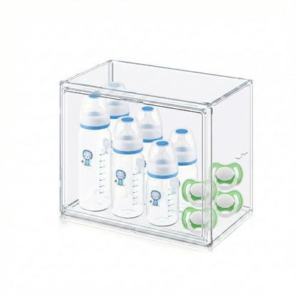 Baby Bottle Storage Organizer for Countertop Cabinet - size: Small: 11.81" x 7.1" x 9.8"