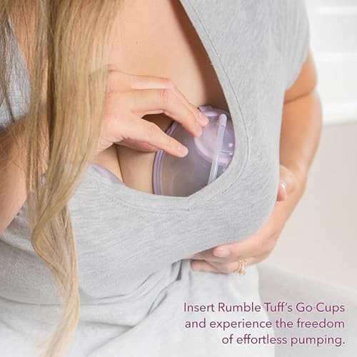 Rumble Tuff EZ Express Breast Pump Collection Cups, 8 oz, Wearable - size: EZ Express + Go-Cups + Cooler backpack