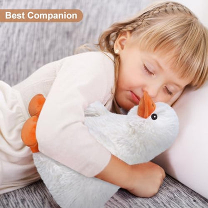 SuzziPals Microwavable Duck Stuffed Animal Heating Pad for Period Cramps - style: Duck