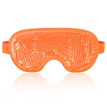 NEWGO Cooling Eye Mask for After Surgery, Face Ice Pack, 1 Pack, Orange - color: Orange (1 Pack)