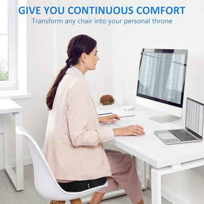 Donut Pillow, Donut Cushion for Tailbone Pain Relief and Hemorrhoids, Donut Seat Cushion for Coccyx, Sciatica, Surgery and Postpartum, Hemorrhoid Pillow for Long Sitting Office Workers, Car Drivers