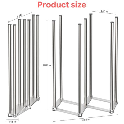 Collapsible Bottle Drying Rack, Baby Bottle Drying Rack, Foldable Cup Draining Holder, Retractable Reusable Silicone Bag Dryer with Non-Slip Bottom