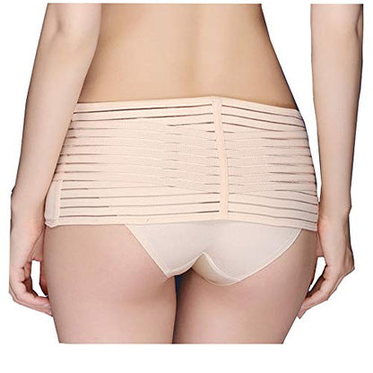 Pelvic Recovery Belt, Women Postpartum Support Band, Nude, X-Large
