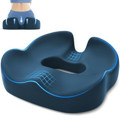 SweetSlubr X-Large Donut Pillow Seat Cushion, Lifting Cushions (Blue) - color: Blue, size: X-Large
