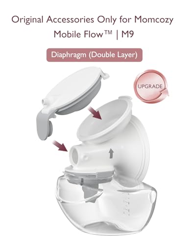 Momcozy M9 Original Breastfeeding Parts, Double-Layed Diaphragm 2 Pcs - size: Diaphragm-2PCS
