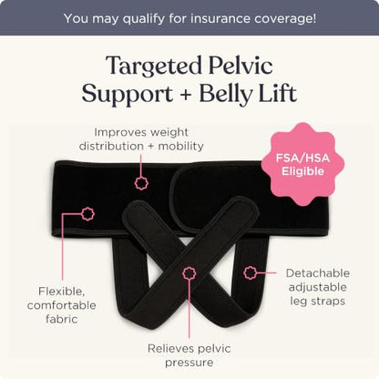 Belly Bandit V-Sling Pelvic Pain Relief Support Band - size: X-Small/Medium (Pack of 1)