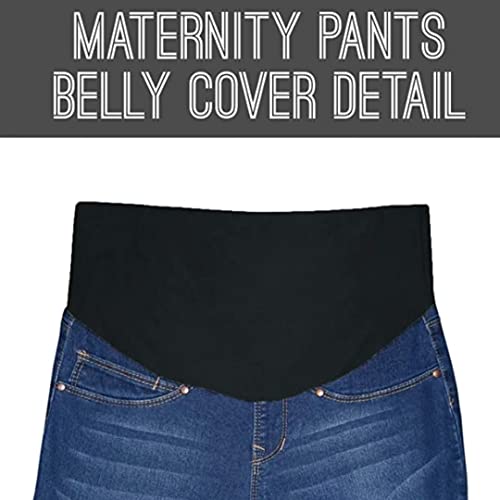 Hybrid & Company Women's Comfy Maternity Shorts - color: Bermuda-bm5834a-medium Was, size: Large