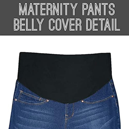 Hybrid & Company Women's Comfy Maternity Shorts - color: Bermuda-bm5834a-medium Was, size: Medium