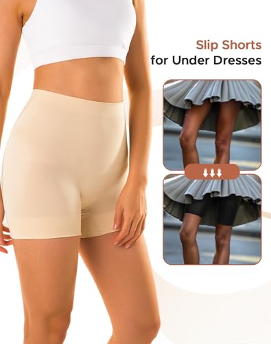 INNERSY Women's Tummy Control Shapewear Shorts Underwear 3-Pack - color: Basics, size: X-Large