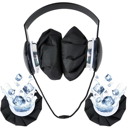 Reusable Ice Pack for Injuries Neck Cooler Ice Bags Hot Water Bag for Pain - color: Black