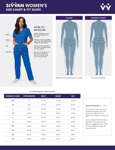 Sivvan Women's Long-Sleeve Comfort Underscrub Tee, Scrubs Undershirts - color: Charcoal, size: Small