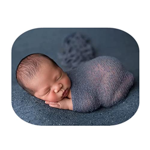 Newborn Photography Props Swaddle Wraps - color: Dark Gray