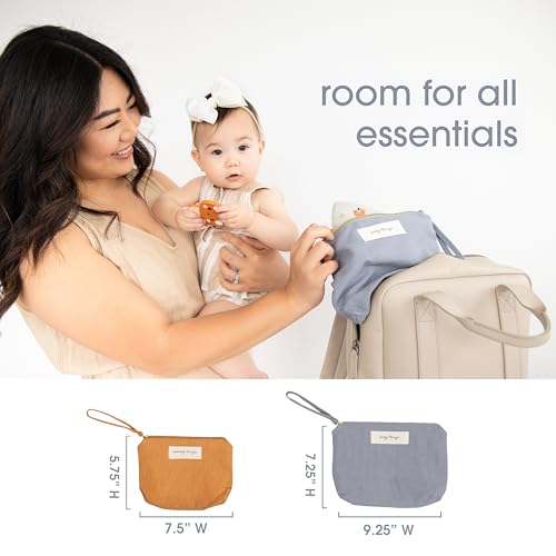 Pearhead Mom Things And Baby Things Pouch Set, Diaper Bag Organizer