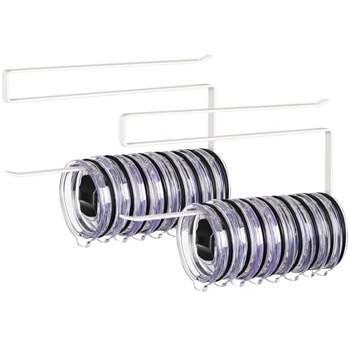 2 Pack Tumbler Lid Organizer, Versatile Tumbler Storage Holds 20 Lids White - color: White, size: 2 Pack