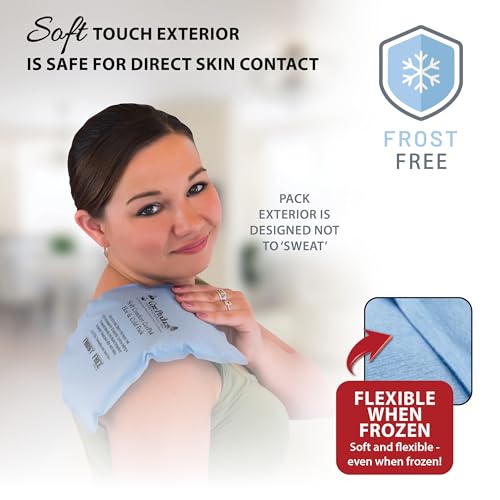 Reusable Hot & Cold Therapy Pack for Knee Back & Shoulder Pain-Trisectional - size: Tri-Sectional - 11 x 15 Inch