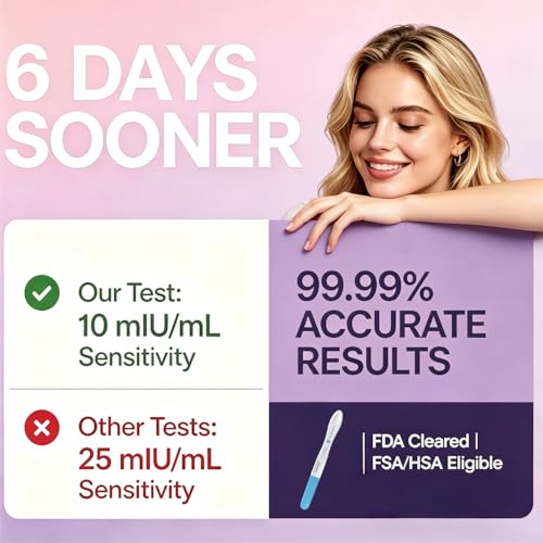 Early Detection Pregnancy Test Sticks 10 MIU/mL,15 Pack - size: 15-Pack
