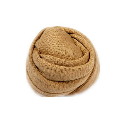 Coberllus Newborn Baby Photography Props Stretch Swaddle Wrap - color: Brown