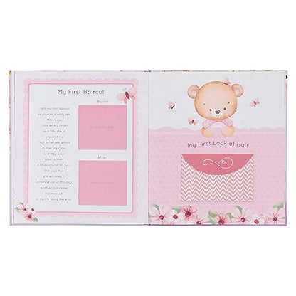 With Love My First Year A Memory Book for Baby Girls Purple Keepsake Photo Book