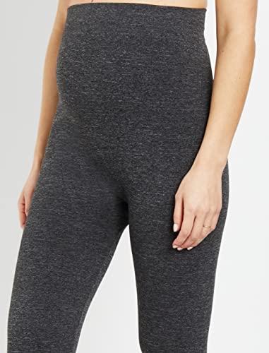 Motherhood Maternity Women's Pull on Fleece Legging - color: Heather Grey, size: Small-Medium