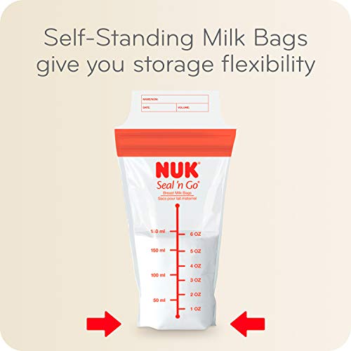 NUK Simply Natural Seal n' Go Breast Milk Bags