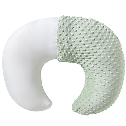 Nursing Pillow and Positioner with Cover for Breastfeeding - color: Green