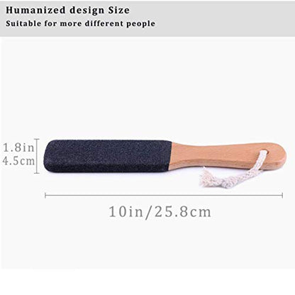 Kinepi Foot File & Foot Scrubber,Pumice Stone for Feet Callus Remover - color: Black