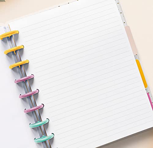 Notes Refill Pages For 9-Disc Planners, Notes Refills, Pre-punched Planner Inserts