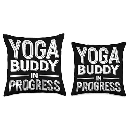 Prenatal Yoga Namaste Meditation Maternity Workout Pregnancy Throw Pillow