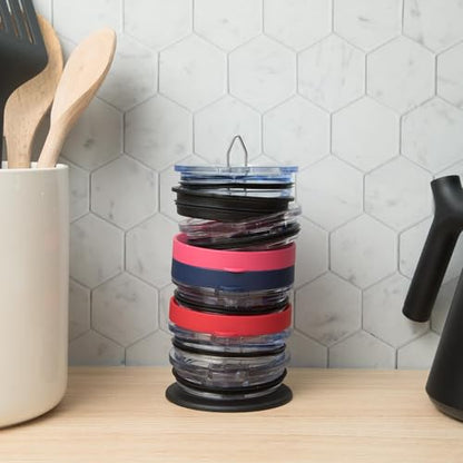 ELYPRO Tumbler Lid Organizer & Holder for Stanley, Yeti, Water Bottle Lids