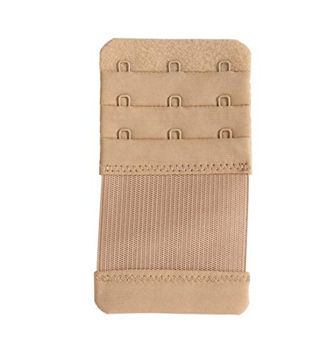 SAMGU Women's Bra Extenders 2 Hook/3 Hook/4 Hook/5 Hook/6 Hook Soft Stretchy - color: Skin Color