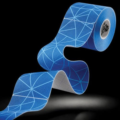 Dragon Tape Copper Infused Kinesiology Tape, Blue, Double Roll - color: Blue, size: Double Roll