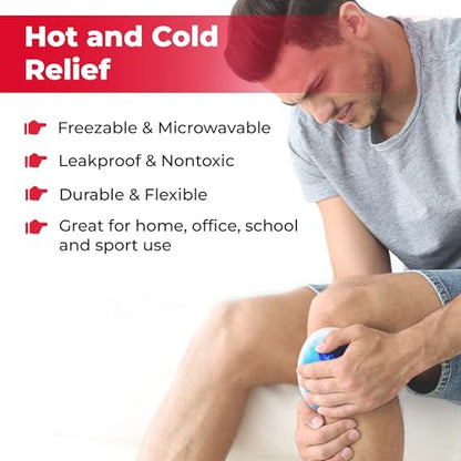 EverOne Round Reusable Gel Ice Pack with Cloth Backing for Hot & Cold Therapeutic Use, First Aid, Injuries, Breastfeeding, 10 Count - size: 10 Count (Pack of 1)