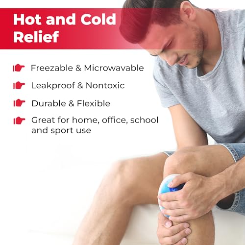 EverOne Round Reusable Gel Ice Pack with Cloth Backing for Hot & Cold Therapeutic Use, First Aid, Injuries, Breastfeeding, 10 Count (Pack of 2) - size: 10 Count (Pack of 2)