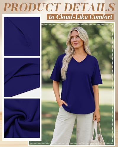 3 Pack Women's Nursing Shirts - color: Black, Dark Blue, Burgundy, size: X-Large