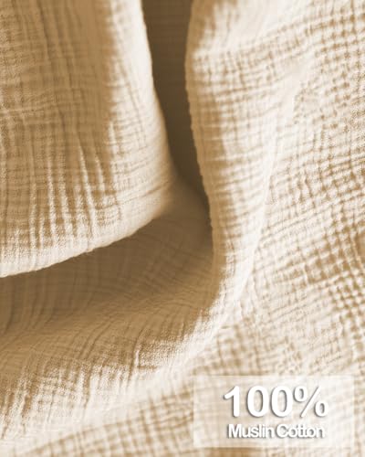 Muslin Nursing Covers for Breastfeeding, Beige Khaki Heart - color: Brown Heart