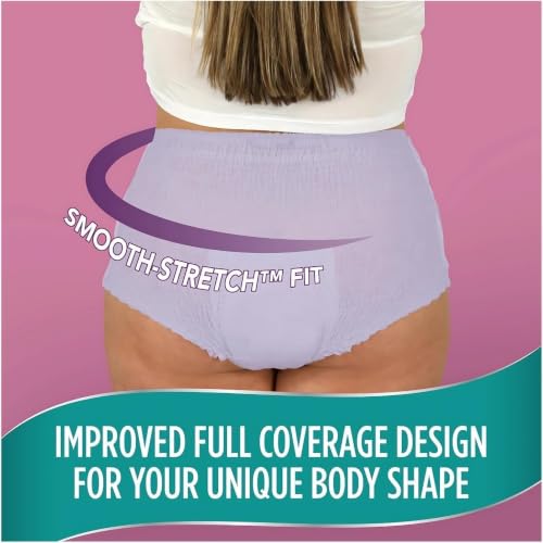Assurance Women’s Disposable Incontinence & Postpartum Underwear – Large, Maximum Absorbency, 19 Count TM-0027