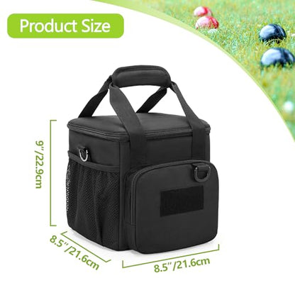 DSLEAF Bocce Ball Carry Bag for 8 Balls, Bocce Ball Storage Bag, Bag Only