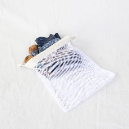 Simple Ecology Organic Cotton Mesh Laundry Bag – X-Small 2-Pack - size: X-Small 2-pack