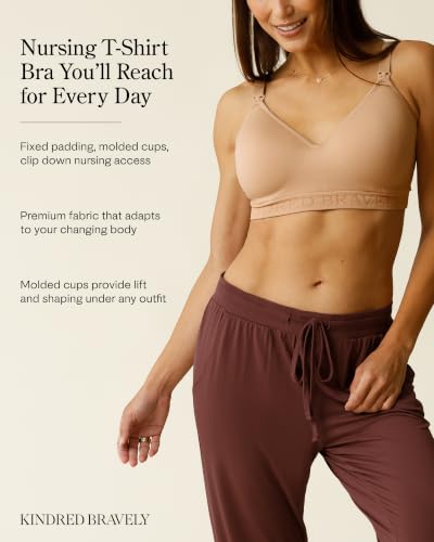 Kindred Bravely Signature Sublime Seamless Contour Maternity & Nursing Bra - color: Black, size: Medium