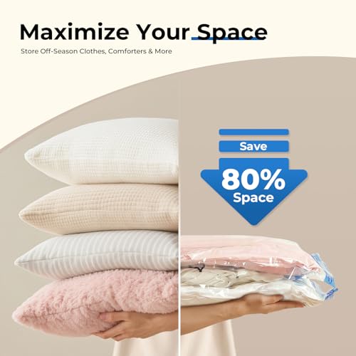 ETENWOLF 20 Jumbo Vacuum Storage Bags for Travel with Wireless Pump - size: 20 Jumbo Size-E