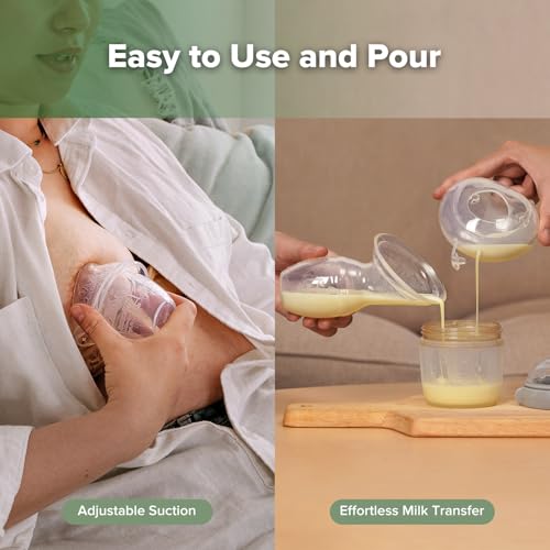 haakaa Manual Breast Pump 4oz/100ml & Ladybug Milk Collector 2.5oz/75ml Set - size: 2 Piece Set