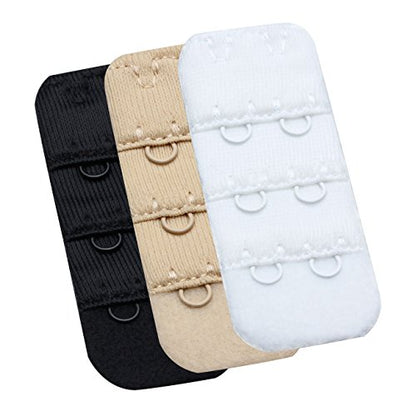 Wingslove Womens Bra Extender Bra Band Breathing room 3pcs-Pack Multi-size - color: 2 Hook 3/8 Inch