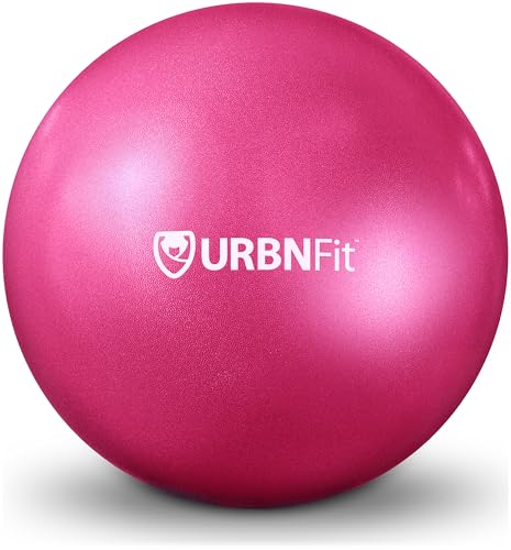 URBNFit Pilates Ball — 9 Inch Small Exercise Ball - color: Pink